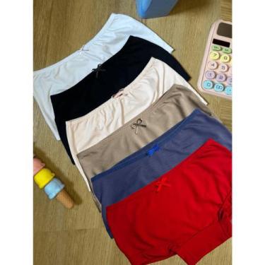 Imagem de Kit 6 Calcinha Microfibra Boxer Infantil - BY YOU LINGERIE, 2 anos