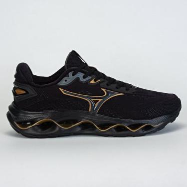 Imagem de Tênis Mizuno Wave Legend 5 Masculino Corrida Cor:Preto/PretoTamanho:39