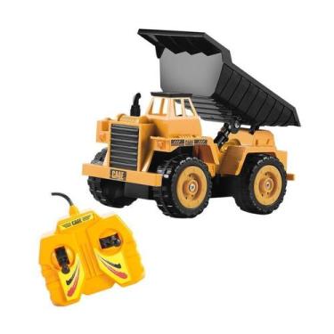 Imagem de Caminhão Fora De Estrada Carrinho Controle Caçamba Dmtoys - DM Toys