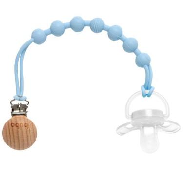 Imagem de Prendedor de Chupeta Silicone - Buba Azul, Azul