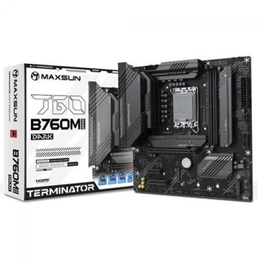 Imagem de Placa Mãe MAXSUN Terminator B760M GKD5 Dark, Chipset B760, Intel LGA 1