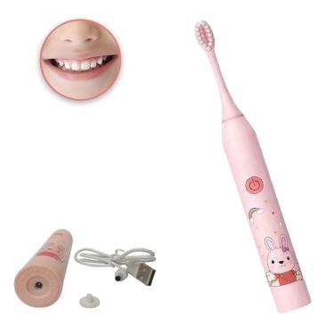 Imagem de Escova de Dente Eletrica Recarregavel 6 Velocidades Lingua Gengiva Limpeza Oral Profunda Higiene Bucal Escovacao