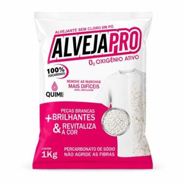 Imagem de Percarbonato de Sódio 1Kg Alvejante Sem Cloro Tira Manchas O2 Ativo - 