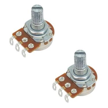Imagem de 2 Potenciometro guitarra B250K CURTO poste15mm base16mm MXP