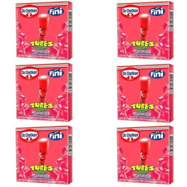 Imagem de Kit 6 Gelatinas Fini Sobremesa 20g Sabor à Escolha Dr. Oetker