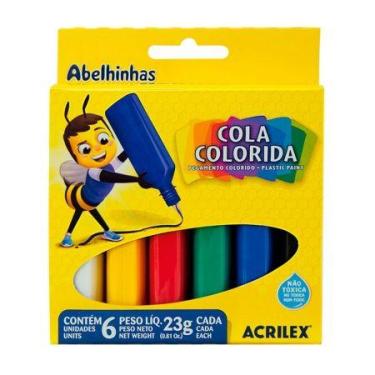 Imagem de Tinta plástica Plastic Paint 6 cores 20ml 03206 - Acrilex