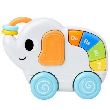 Imagem de Elefantinho Musical Buba Colorido, Branco, Único