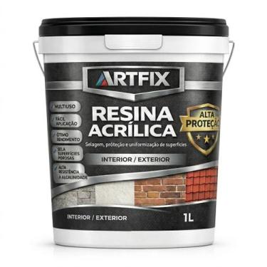 Imagem de Resina Acrílica Incolor Uso Externo e Interno - ECOMMERCE 3000, 1L