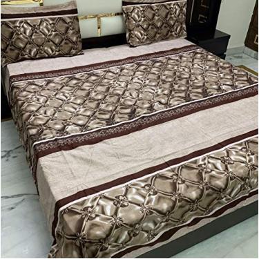 Imagem de Puff Aramado Bronze Onix Corano Preto - V&G Decor