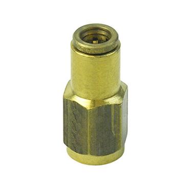 Imagem de LASCO Encaixe de conexão rápida de latão 17-8268 com adaptador de rosca de tubulação fêmea, 1/4 x 1/8 polegadas