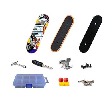 Mini Alloy Finger Board para crianças, Fingerboard, Skate Boarding