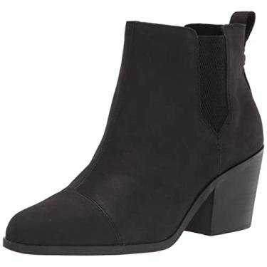 Imagem de TOMS Bota feminina Everly Chelsea, Preto, 5.5