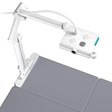 Imagem de OKIOLABS OKIOCAM T Câmera de documentos USB 28 cm x 43 cm para professores e sala de aula, trabalho em casa, ensino online, chamadas de vídeo, câmera doc para Chromebook, Stop Motion, Time Lapse, QHD 1944p