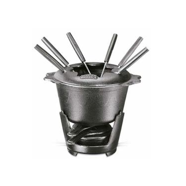 Imagem de Fondue Preto Ferro Fundido 1,2 Litros 16x10 cm Fumil