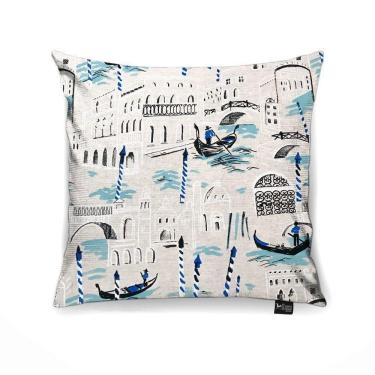 Imagem de Capa Almofada Tecido Estampado Veneza D21