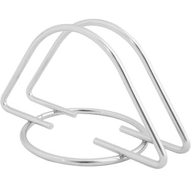 Imagem de Suporte Porta Guardanapo Papel Pequeno Aço Cromado Mesa Café