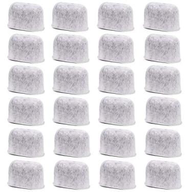Imagem de Filtros de água de carvão Hiwater com 24 unidades compatíveis com filtros de café Cuisinart para todos os fabricantes de café da Cuisinart