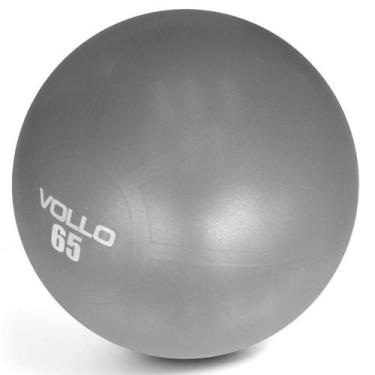 Imagem de Bola Suíça Ginástica Pilates 65cm - Com Bomba Vollo Até 300Kg