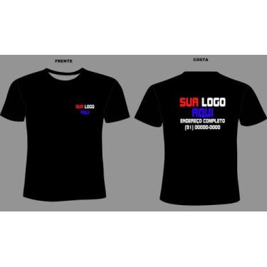 Imagem de Kit 6 Camisetas Uniformes  Personalizados Em Silk Screem Para Empresas