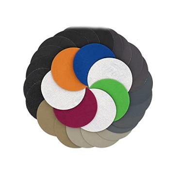 Imagem de SHENGANG 50 pçs 3 polegadas 75mm à prova d'água discos de lixar gancho loop lixa de carboneto de silício seco úmido 60-10000 abrasivos de grão moagem, 400