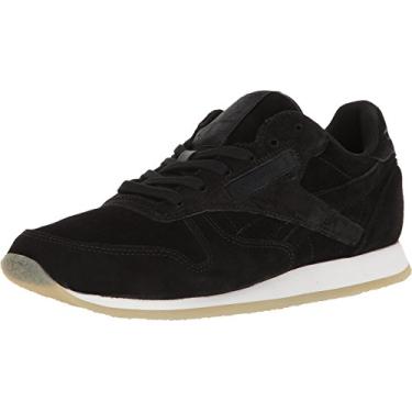 Imagem de Reebok Women's Classic Leather Crepe Neutral Pop Black/White 7 B US