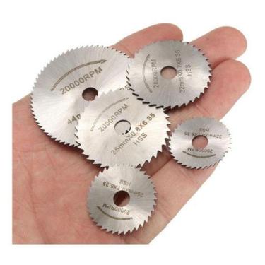 Imagem de Kit Acessórios Disco Corte Dremel Serra Haste Micro Retifica