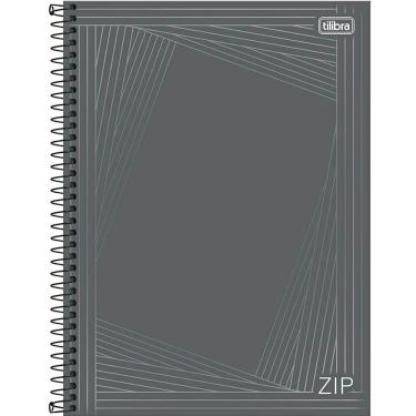 Imagem de Caderno Espiral Tilibra Universitário Capa Dura Zip 1 Matéria 80 Folhas Embalagem com 4 Unidades