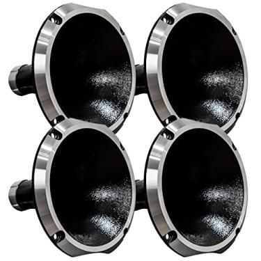 Imagem de Kit 4 Corneta Boca Cone Rosca Alumínio Jarrão Caneca Preto