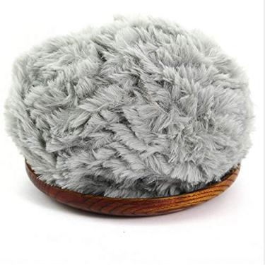 Imagem de Fio de pele de veludo sintético, 500 g, 10 bolas, super macio, grosso, fio de tricô de crochê