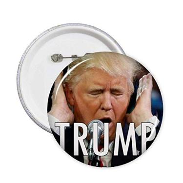 Imagem de American Against Great Angry Image Pins Emblema de Botão Decoração Acessório 5 peças