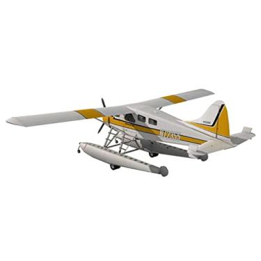 Imagem de TECKEEN 1/32 Scale CAN DHC-2 Beaver Float Seaplane 3D Model Paper Model Diecast Plane Model for Collection (Unassembled Kit )