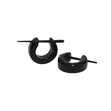 Imagem de Par de Brincos masculino tipo Coquinho Coco + Resistente de Acrílico masculina feminina