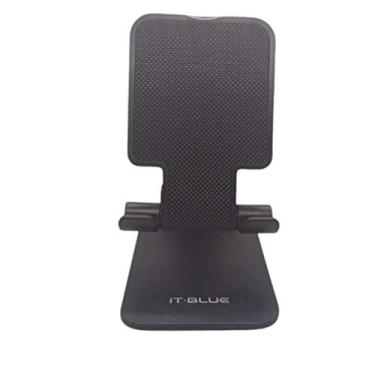 Imagem de Suporte de Mesa para Celular Ajustável Articulado Tablet Smartphone ORIGINAL Preto (2 Peças)