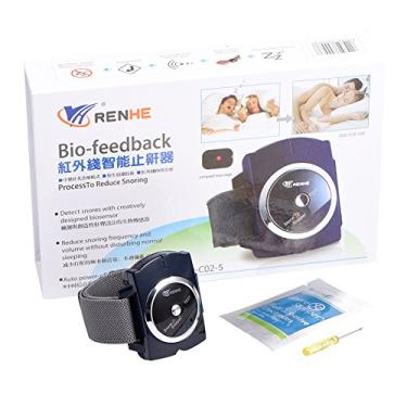 Imagem de Relógio inteligente infravermelho com pulseira de rolha e ronco Anti-ronco Bio-feedback