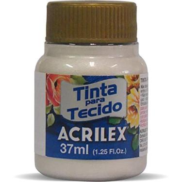 Imagem de Tinta Tecido Metalica Branco 37ml. Duzia