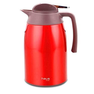 Imagem de Garrafa Térmica Curve 1, 6l - Vermelho Haus Concept Curve Preto/branco