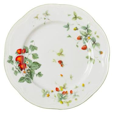 Imagem de PAYNAN Prato de cerâmica retrô, prato de morango, tigelas de sopa, louça, decoração