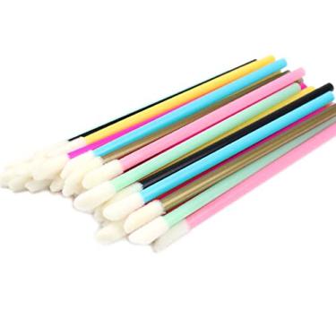 Imagem de Escova de lábios descartável, 50 ferramentas de remoção de cílios, batom, brilho labial, rímel, cosméticos, cosméticos, maquiagem, batom, brilho labial, maquiagem, cosméticos, kit de cosméticos, 50 peças, misturado