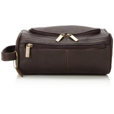 Imagem de David King & Co. Kit de barbear grande em forma de U, Café, One Size, Kit de barbear grande em forma de U