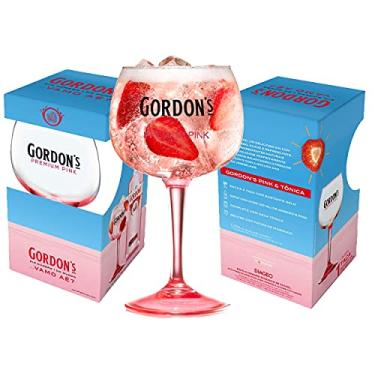 Imagem de Taça Personalizada Gordons Pink De Gin Vidro 600ml Oficial