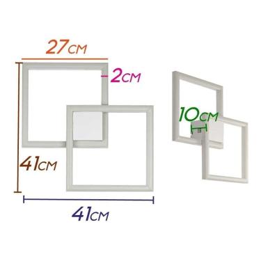 Imagem de Arandela Plafon Tec Branco LED 45W 3000k Bella GD010 ST2479