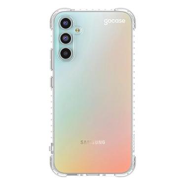 Imagem de Capa Anti Impacto Gocase Modelo Slim Clear compatível com Galaxy A34 (6.6 Pol) (Transparente)
