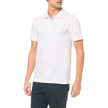 Imagem de Camisa Polo Slim Básica,Calvin Klein,Masculino,Branco,GGG