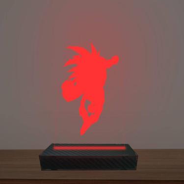 Imagem de Luminária Led 3d Goku Voando Abajur Luxo