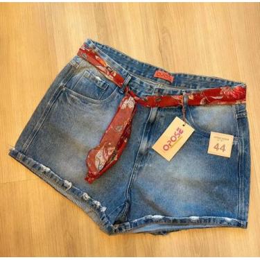 Imagem de Short  Jeans Com Lenço - Refúgios Jeans