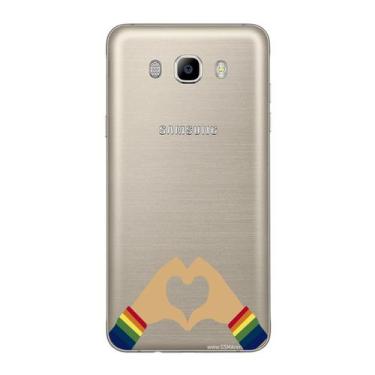 Imagem de Capa Case Capinha Samsung Galaxy  J7 2016 Arco Iris Amor - Showcase