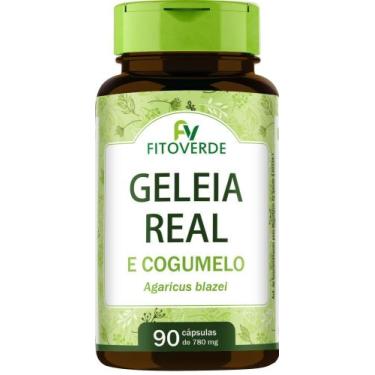 Imagem de Geleia Real E Cogumelo 90 Capsulas  780Mg - Fito Verde - Fitoverde