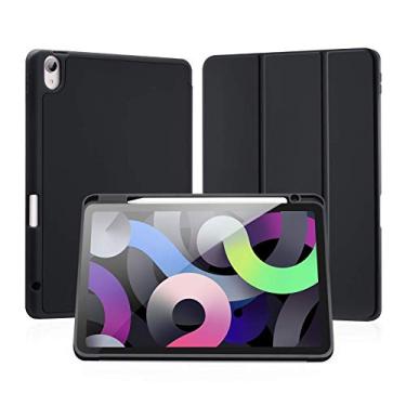 Imagem de Capa Ipad 10ª Geração Case Anti Impacto Suporte para Caneta Pencil (Preto)