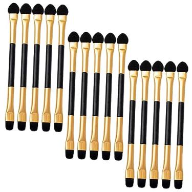 Pincel Maquiagem Fashion Jogo Kit Com 5 Peças Sombras Espuma