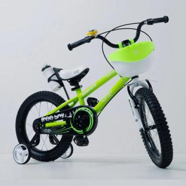 Imagem de Bicicleta Infantil Aro 16 Pro-X Free Boy - Com Rodinha - Verde/Preto/B
